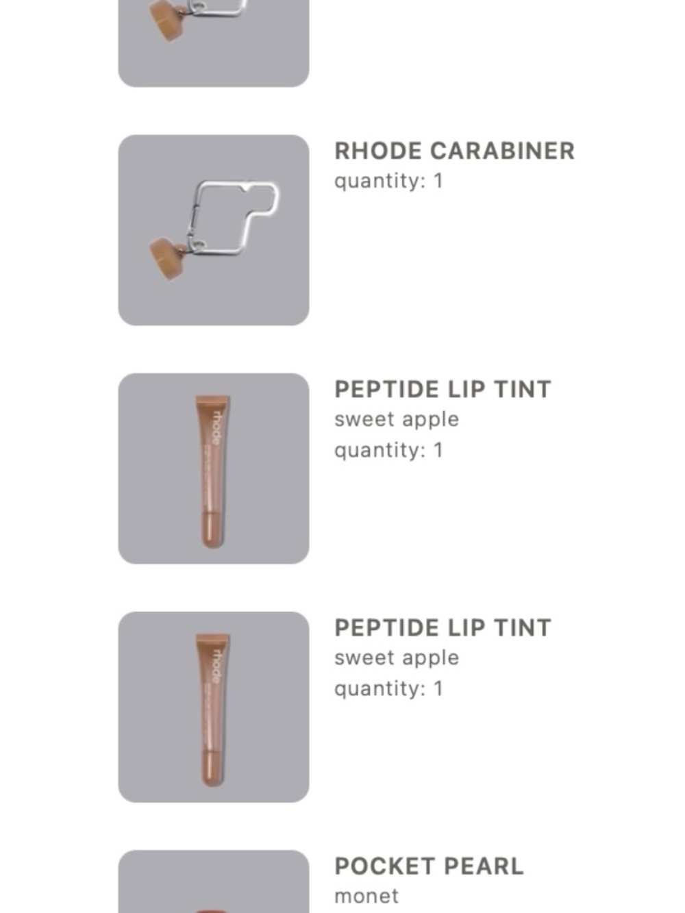 🍎 Rhode Limited Edition Peptide Lip Tint — Sweet Apple